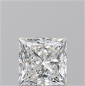 Natural Diamond 1.02 Carats, Princess with  Cut, G Color, VS1 Clarity and Certified by GIA