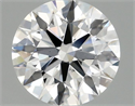Lab Grown Diamond 1.49 Carats, Round with Ideal Cut, E Color, VS1 Clarity and Certified by IGI