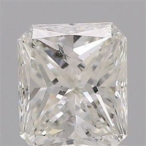 Picture of Natural Diamond 0.90 Carats, Radiant with  Cut, G Color, SI2 Clarity and Certified by IGI
