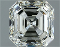 Natural Diamond 1.00 Carats, Asscher with  Cut, I Color, VVS2 Clarity and Certified by IGI