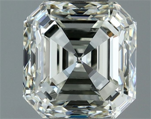 Picture of Natural Diamond 1.00 Carats, Asscher with  Cut, I Color, VVS2 Clarity and Certified by IGI