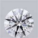 Lab Grown Diamond 2.07 Carats, Round with Ideal Cut, D Color, IF Clarity and Certified by IGI