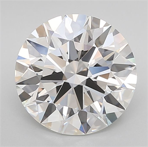 Picture of Lab Grown Diamond 5.11 Carats, Round with Ideal Cut, G Color, IF Clarity and Certified by IGI