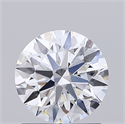 Lab Grown Diamond 1.20 Carats, Round with Ideal Cut, D Color, VVS2 Clarity and Certified by IGI