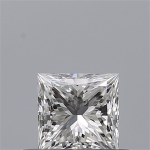 Picture of Natural Diamond 0.35 Carats, Princess with  Cut, D Color, VVS1 Clarity and Certified by GIA