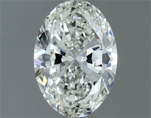 Picture of Natural Diamond 0.62 Carats, Oval with  Cut, H Color, IF Clarity and Certified by IGI