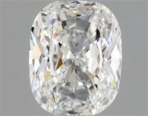 Foto Diamante Natural 0.60 quilates, Del cojín , Color F, claridad VVS1 y certificado GIA de