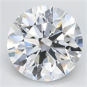 Del inventario de diamantes de laboratorio, 3.01 quilates, Redondo , Color D, claridad IF y certificado IGI