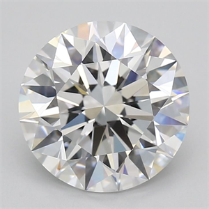 Picture of Lab Grown Diamond 4.22 Carats, Round with Excellent Cut, D Color, VVS1 Clarity and Certified by GIA