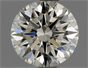 Natural Diamond 0.71 Carats, Round with Excellent Cut, L Color, VS2 Clarity and Certified by GIA