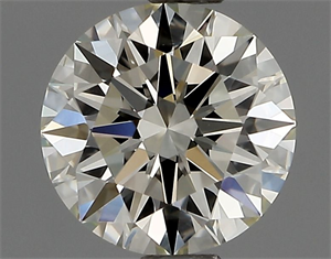 Picture of Natural Diamond 0.71 Carats, Round with Excellent Cut, L Color, VS2 Clarity and Certified by GIA