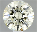 Natural Diamond 0.40 Carats, Round with Excellent Cut, N Color, VS2 Clarity and Certified by IGI