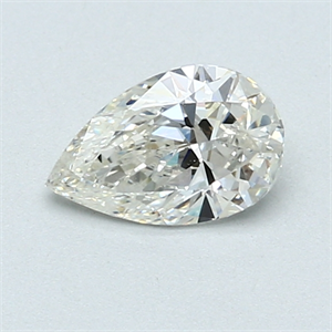 Picture of 0.70 Carats, Pear Diamond with  Cut, I Color, SI1 Clarity and Certified by GIA