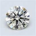 0.95 quilates, Redondo Diamante , Color K, claridad SI1 y certificado por GIA