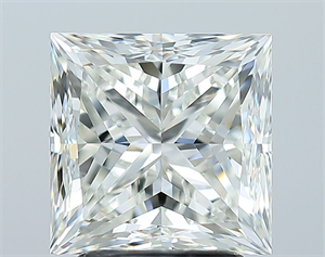Picture of Natural Diamond 3.00 Carats, Princess with  Cut, I Color, VVS1 Clarity and Certified by GIA