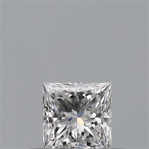 Picture of Natural Diamond 0.23 Carats, Princess with  Cut, D Color, VS2 Clarity and Certified by GIA