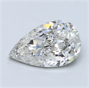 3.01 quilates, De pera Diamante , Color F, claridad SI1 y certificado por GIA
