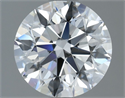 Natural Diamond 1.32 Carats, Round with Excellent Cut, D Color, FL Clarity and Certified by GIA