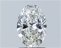 Natural Diamond 1.20 Carats, Oval with  Cut, F Color, VS2 Clarity and Certified by GIA