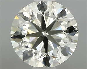 Picture of Natural Diamond 0.80 Carats, Round with Very Good Cut, M Color, VS2 Clarity and Certified by IGI
