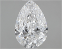 Natural Diamond 0.80 Carats, Pear with  Cut, D Color, SI2 Clarity and Certified by GIA