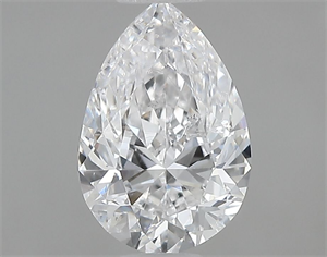 Picture of Natural Diamond 0.80 Carats, Pear with  Cut, D Color, SI2 Clarity and Certified by GIA