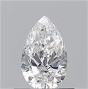 Natural Diamond 0.50 Carats, Pear with  Cut, F Color, VS2 Clarity and Certified by GIA