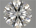 Del inventario de diamantes de laboratorio, 3.87 quilates, Redondo , Color G, claridad VS2 y certificado IGI