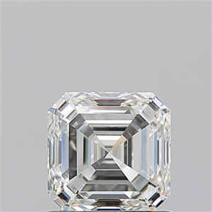 Picture of Natural Diamond 1.02 Carats, Asscher with  Cut, I Color, VVS1 Clarity and Certified by GIA
