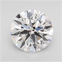 Lab Grown Diamond 1.05 Carats, Round with Ideal Cut, D Color, VVS2 Clarity and Certified by IGI
