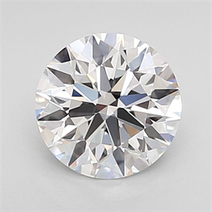 Picture of Lab Grown Diamond 1.05 Carats, Round with Ideal Cut, D Color, VVS2 Clarity and Certified by IGI