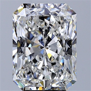 Foto Diamante Natural 3.52 quilates, Radiante , Color E, claridad SI1 y certificado GIA de
