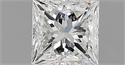 Natural Diamond 0.60 Carats, Princess with  Cut, G Color, VVS2 Clarity and Certified by GIA