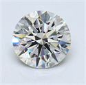 1.09 Carats, Round Diamond with Excellent Cut, I Color, VS2 Clarity and Certified by GIA