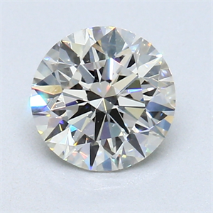 Picture of 1.09 Carats, Round Diamond with Excellent Cut, I Color, VS2 Clarity and Certified by GIA