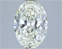 Diamante Natural 2.60 quilates, Ovalado , Color J, claridad IF y certificado IGI
