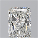 Natural Diamond 0.71 Carats, Radiant with  Cut, H Color, VS2 Clarity and Certified by GIA