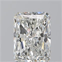 Natural Diamond 0.71 Carats, Radiant with  Cut, H Color, VS2 Clarity and Certified by GIA