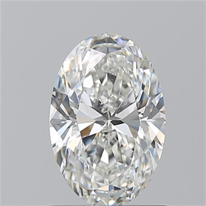 Picture of Natural Diamond 1.20 Carats, Oval with  Cut, H Color, VS1 Clarity and Certified by GIA