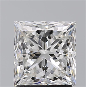 Picture of Natural Diamond 2.01 Carats, Princess with  Cut, G Color, SI1 Clarity and Certified by GIA