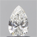 Diamante Natural 0.51 quilates, De pera , Color F, claridad VS1 y certificado GIA
