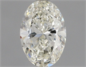 Diamante Natural 0.51 quilates, Ovalado , Color J, claridad VVS2 y certificado GIA