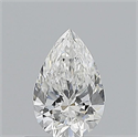 Diamante Natural 0.50 quilates, De pera , Color F, claridad VVS2 y certificado GIA