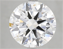 Lab Grown Diamond 5.03 Carats, Round with Excellent Cut, E Color, VVS2 Clarity and Certified by IGI