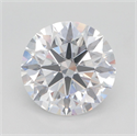 Lab Grown Diamond 4.04 Carats, Round with Excellent Cut, E Color, IF Clarity and Certified by GIA