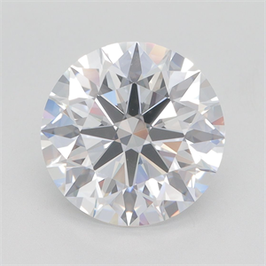 Picture of Lab Grown Diamond 4.04 Carats, Round with Excellent Cut, E Color, IF Clarity and Certified by GIA
