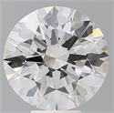 Del inventario de diamantes de laboratorio, 7.09 quilates, Redondo , Color E, claridad VVS2 y certificado IGI