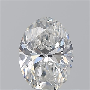 Foto Diamante Natural 0.50 quilates, Ovalado , Color F, claridad SI2 y certificado GIA de