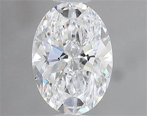 Foto Diamante Natural 0.54 quilates, Ovalado , Color D, claridad VS1 y certificado GIA de