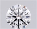 Lab Grown Diamond 1.09 Carats, Round with Ideal Cut, D Color, VVS2 Clarity and Certified by IGI